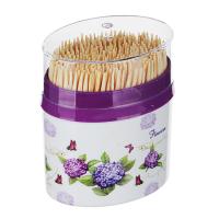 Зубочистки 300шт VETTA, бамбук, пластиковая упаковка 