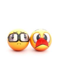 Мячик зефирный Очки 6,3см жёлтый 