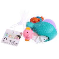 Набор игрушек для ванны Зверята 4 предмета 