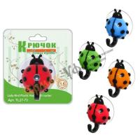 Крючок "Божья Коровка"(на присоске) TL27-73/12/120 