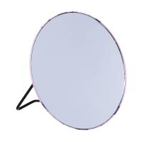  Зеркало настольное, металл, ПУ, стекло, диаметр 15см, 6диз ЮНИLOOK 