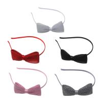 Ободок для волос ЮНИLOOK 0,5см полиэстер сплав 5 цветов ACS-134нг 