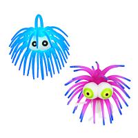 Игрушка пушистая резиновая LASTIKS, 8-11см, резина, 6 цветов 