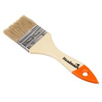 Кисть малярная плоская HEADMAN "Бейсик" нат. щетина 2" (50мм) 