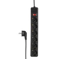 Удлинитель FORZA сетевой фильтр 6 розеток 3м 1мм 
