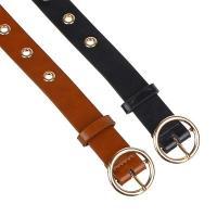 ЮL Ремень женский, ПУ, сплав, ширина 2,7см, длина 105см, 2 цвета, РЖ20-4 