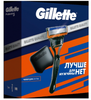 Подарочный набор Gillette Fusion5 Бритва с 1 сменной кассетой + Чехол 