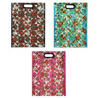 Сумка хозяйственная с вырубленной ручкой, нетканый материал, 32х42х10см, 3 цвета 