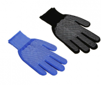 Перчатки нейлоновые ПВХ точка, р10, 25см, 26г Inbloom 