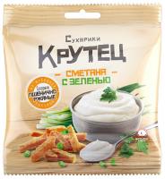 КРУТЕЦ Сухарики Сметана Зелень 80г*30 шт. 