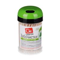 Зубочистки из дерева 200шт GRIFON, в пластиковой баночке, 400-003 