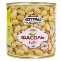 Фасоль натуральная белая 400г ШТУРВАЛ РОССИЯ 