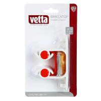 VETTA Фиксатор универсальный, с креплением к стене, 10,7x6,2x3см, ABS, ПУ, 4 цвета 