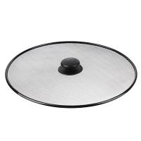 Крышка-сетка от брызг с ручкой, 29 см, металл.окраш. 