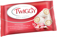 Конфета Twiggy 185г с кокосовыми сливками в кокосовой обсыпке  