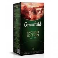 Чай Гринфилд 25 пак  Инглиш Эдишн  х10 черн.пак. 1382-10 