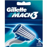 Кассеты GILLETTE Mach3, 2 шт 