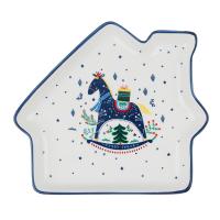 Блюдо в форме домика MILLIMI Нордик 20х18х3см керамика 