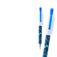 Ручка шариковая синяя паста мини автоматическая Робот 