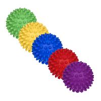 SILAPRO Массажёр "Ёжик" 7 см, ПВХ, 41 г, 5 цветов 