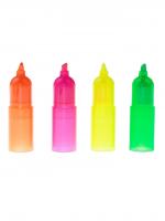 Маркер текстовыделитель наконечник скошенный 5мм секционный 4 цвета 