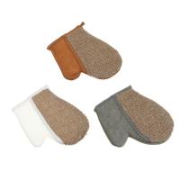 Мочалка варежка банная ЮL 22х18см 3 цвета МЭ24-02 