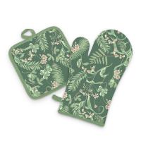 Прихватка-варежка PROVANCE Мосс 17х27см цветы 100% полиэстер 3 дизайна 