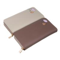 Кошелек для карт купюр и монет Лилианна с отделением на молнии ПУ 19х9,5х2,5см 2 цвета 