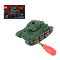 Танк-конструктор BY Русские Супергерои Т-34 отвертка 11x13x20см 