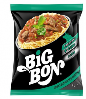 Изделия макаронные БП лапша говядина + соус гуляш  пакет 75г 