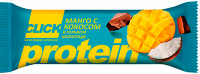 Батончик фруктовый Click манго и протеин 40г 