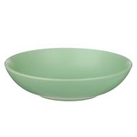 Тарелка для супа салатник керамика тм MILLIMI мятный 20см 