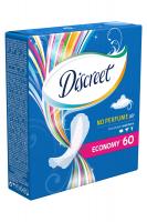 Ежедневные гигиенические прокладки DISCREET, 60шт, Air Multiform Trio ПрепакКороб 