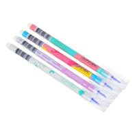 Ручка гелевая ClipStudio пиши-стирай синяя 0,6мм 4диз 