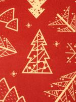 Плед Этель Ёлочки 100х150см флис 