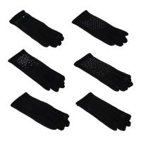 Перчатки женские контактные GALANTE р.18-20 50% полиэстер 50% хлопок черные 