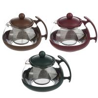 Чайник заварочный с сеточкой, 750мл, овальный 