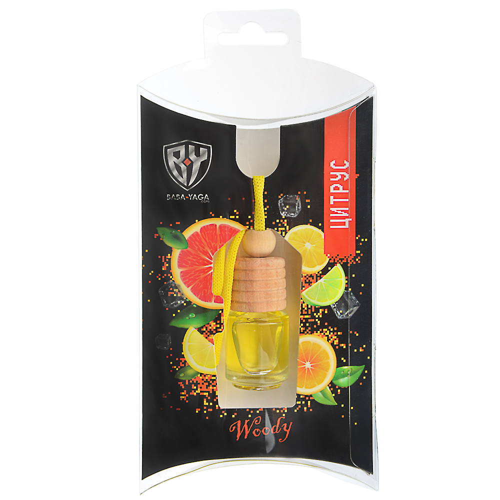 Ароматизатор подвесной BY Woody, бабл гам, океан, цитрус, тутти фрутти, парфюм 