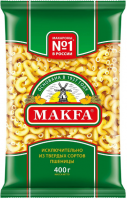 Макаронные изделия Makfa Рожки А высший сорт 400г (20) 
