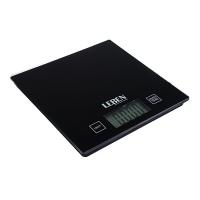 Весы кухонные электронные LEBEN стекл.платформа, макс.нагр. 5кг (точн.измер. 1гр) 