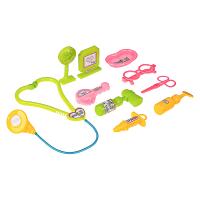 Игровой набор доктора в сетке ИГРОЛЕНД 9 предметов для детей 3+ 