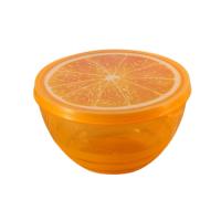 Ланч-бокс Сочный фрукт круглый 0,5л цвет оранжевый 