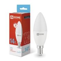 Лампа светодиодная LED-СВЕЧА-VC 14Вт 230В E14 6500K 1330Лм IN HOME без пульсации 