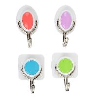 Крючки самоклеящиеся на блистере ВЕСЕЛЫЙ РОДЖЕР, 4 шт, пластик, металл, фигурные "Светофор" 