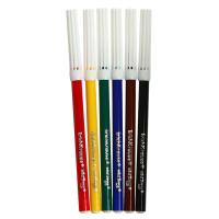 Фломастеры ErichKrause Easy Washable блистер суперсмываемые ультраяркие цвета 6цв 