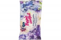 Влажные салфетки AURA, Tropic cocktail освежающие, компакт, 15 шт 