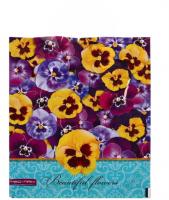 Пакет Красивые цветы, полиэтиленовый с петлевой ручкой, 28x34см, 60мкм 