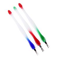 Триммер для кутикул " Перламутр" 11см, пластик, металл, 3 цвета 