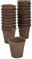 Горшок торфяной  80*80 (упаковано по 10шт/ штрихкод) 22шт/уп 