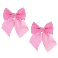 Набор бантов СНОУ БУМ 2шт 12x14см цвет сиреневый 